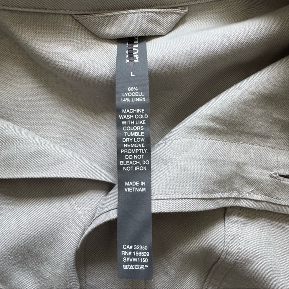 NWT Vuori Trestles Twill Button-Up Shirt Top size Large - Picture 14 of 16